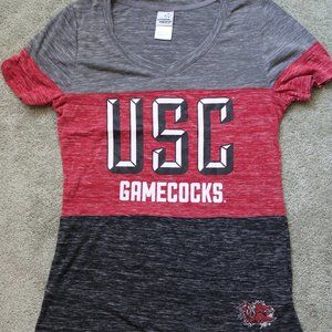 Women's South Carolina Gamecocks Tri Color Tee